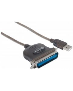 Manhattan 317016  A0201mr Cable Adaptador Convertidor Usb A Paralelo Centronics 1.8m M-h