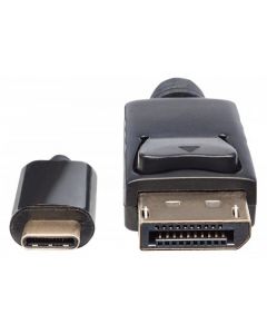 Manhattan 152464  A0201mt Cable Adaptador Convertidor Usb-c 3.1 A Displayport 2.0m 4k M-m