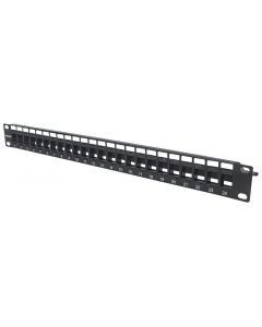 Intellinet 720847 Panel Parcheo Sin Jacks 24 Ptos 1u P Jack Keystone