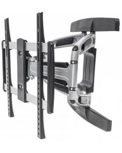 Manhattan 461306 Soporte De Pared Para Pantalla Plana 139,7 Cm (55") Negro, Plata