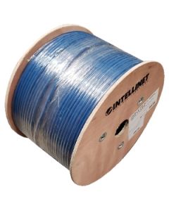 Intellinet 705042 Bobina Cat 6a  Sftp 305m Solida Azul