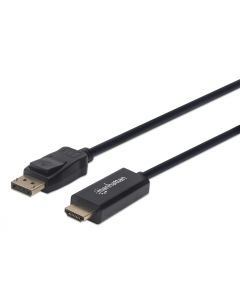 Manhattan 152679 Adaptador De Cable Vídeo 1,8 M Displayport Hdmi Negro