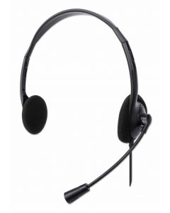 Manhattan 179850 Audífono Y Auriculare Auriculares Diadema Usb Tipo A Negro