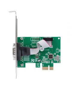 Manhattan 153492 Tarjeta Serial Pci Express 1 Puerto Db9 Bracket Corto Y Largo