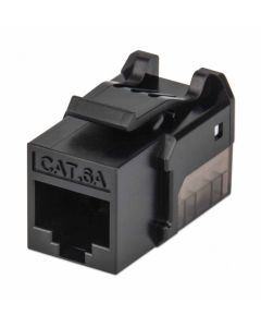 Manhattan 772327 jack rj45 cat6a utp keystone de impacto negro