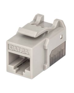 Manhattan 772341 jack rj45 cat6a utp keystone de impacto gris