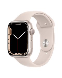 Apple MKN63LZ/A mkn63lz a watch s7 gps caja alum.blanco estelar 45mm correa dep.blanco este
