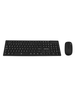 Perfect Choice pc-201052  Combo Inalambrico: Teclado Y Mouse - Black Round Kit