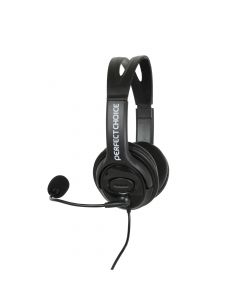 Perfect Choice pc-111009 Audifono Diadema Usb Con Microfono Flexible