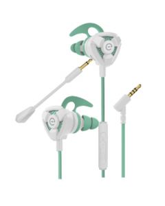 Easy Line EL-995708 audifonos con microfono desmotable - blanco verde