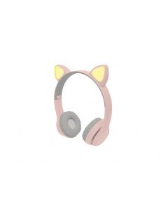 Perfect Choice PC-116998 audifono diadema inalambrico para ninos rosa -catto