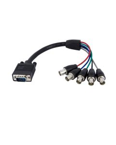 Startech.com vgabncmf1 Startech Cable De 30 Cm Coaxial Para Monitor Hd15 Vga A 5 Bnc Rgbhv - Macho Hembra