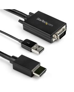 Otros vga2hdmm2m Startech Startech.com Cable De 2m Adaptador Vga A Hdmi - Alimentado Por Usb 1080p