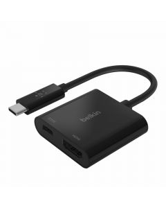 Belkin avc002btbk Usb-c To Hdmi + Charge Adapter - Conversor De Interfaz Vídeo (m) A (solo Alimentación) (h)