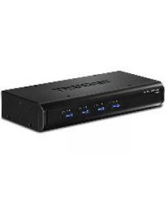 Trendnet tk-423k Tk423k Kvm Switch 4 Ptos Usbps2 Cables Soporte De