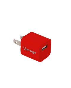 Vorago au-105r Au-105 R Cargador Para Pared Con 1 Puerto Usb Rojo