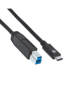Manhattan 354998 Ac-362683-34 Cable Usb Tipo Cm - Bm 20 Mts Negro  V31 Gen1