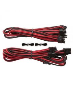 Corsair cp-8920183 Cable Pcie Ind Premium Dual Tipo4 Gen3 Rojongr