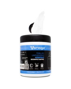 Vorago cln-107 Toallas Humedas Desinfectantes Bote C 30pz