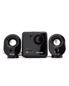 Vorago spk-200(re) (rep-abierto) Bocinas Para Computadora 21 Lector De Mem Negro