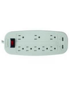 Koblenz ss-2100-usb Supresor De Picos 2100 Joules 8 Contactos Aterrizados Switch Reset Iluminado 10 Ampgaranta 1 A
