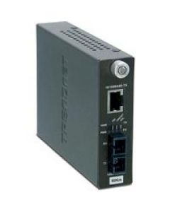 Trendnet tfc-110s60i Convertidor De Fibra Inteligente Sc Monomodo 100base-t A 100base-fx