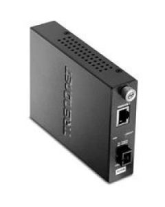 Trendnet tfc-1000s60d5 Convertidor De Fibra Inteligente Sc Monomodo Longitud Onda Dual 1000base-t A 1000base-lx 60 Km  37.3 Millas
