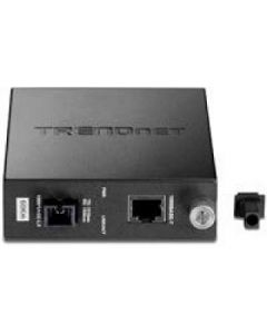 Trendnet tfc-1000s60d3 Convertidor De Fibra Inteligente Sc Monomodo Longitud Onda Dual 1000base-t A 1000base-lx 60 Km  37.3 Millas