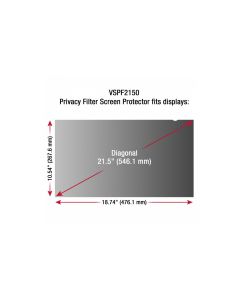 Viewsonic vspf2150 Filtro De Privacidad Para Display 21.5 En Diagonal