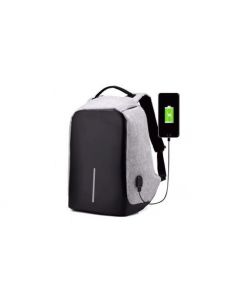 Tech Zone tz18lbp02 Ac-6575 Back Pack Antirrobo Techzone De 17 Color Gris Poliester Y Panel Frontal En Poliuretano