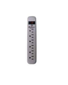 Koblenz ss-460 c Ac-6705 Supresor De Picos Con Protección 460 Joules, 6 Contactos Aterrizados, Switch On Off Iluminado Reset Clavija En 90º 1 Año Garantía.