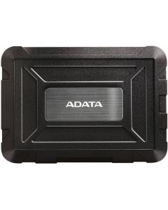Adata aed600-u31-cbk Carcasa Ed600 Para Discos Duros Ssd 2.5 Pulgadas 7mm 9.5mm Sata3 Usb3.1 Negro Resistente A Golpes Y Agua Case Pc