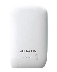 Adata ap10050-dusb-5v-cwh Bateria De Respaldo Power Bank P10050 10050mah Linterna 2 Usb 2.4a Indicador Carga Blanco