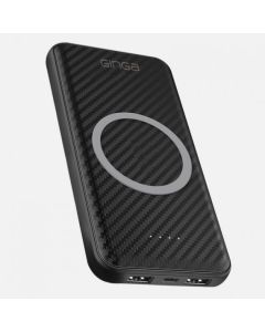 Tech Zone gi18pbk02 Power Bank Ginga De Carga Rapida Inalambrica 10,000 Mha Y Entrada Usb