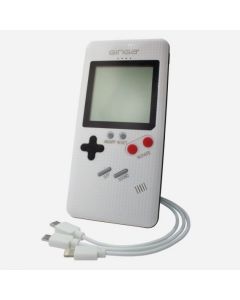 Tech Zone ginpbkgb01 Powerbank Brickgame Ginga De 6,000 Mha Con Dos Puertos Carga Usb