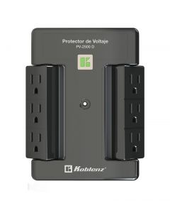 Koblenz pv-2500 d Protector De Voltaje Para Pantallas Pared, Capacidad2500 Va  2000 W, 6 Contactos Aterrizados, Indicador Desconexion Automatica, 5 Aãos Garantia, Poliza Seguro Hasta Por 25mil Usd.
