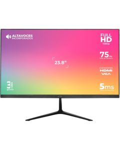 Acteck AC-933841 monitor captive vivid sp240 23.8" vga hdmi 75hz 5ms