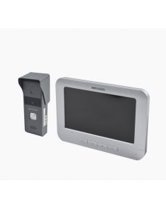 Hikvision DS-KIS203-T kit de videoportero analógico con pantalla lcd a color 7"  frente calle para exterior ip65