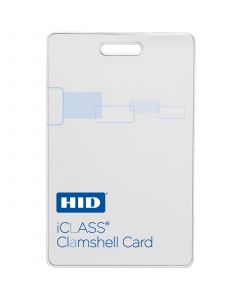 Avigilon AC-HID-CARD-ICLASS-SR-2080 iclass sr (note: instead of se is correct for this card) clamshell contactless smart card, 2k bit with 2 application areas, minimum ord