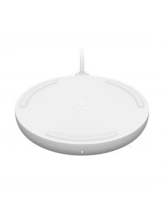 Belkin WIA001TTWH - base de carga inalámbrica + adaptador corriente ca 10 vatios
