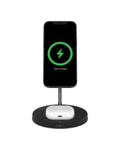 Belkin WIZ010TTBK boost charge pro magsafe 2-in-1 - base de carga inalámbrica + adaptador corriente ca 15 vatios