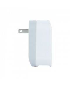 Mobifree mb-923361  Cargador De Pared 2 Puertos Usb - Color Blanco, Pared, Corriente Alterna, Usb,