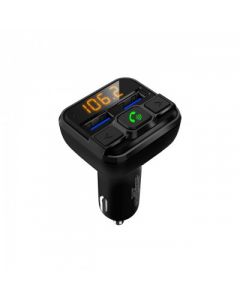 Mobifree mb-923347 Transmisor Fm Bluetooth Con Manos Libres - Negro, 87, 5 108 Mhz, Led