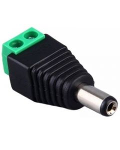 Hikvision JR-52 adaptador tipo jack - macho, negro