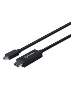Manhattan 153225 Cable Mini Displayport A Hdmi - 1 M  Negro Macho