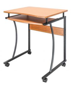 Manhattan 207812 escritorio compacto con bandeja deslizable para teclado (207812) -