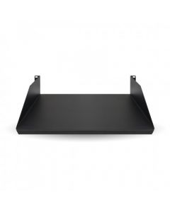 Brobotix 830733 Charola Lisa Para Rack 2u X 35 Cms - Negro, Acero, 20 Kg,