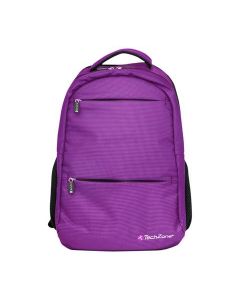 Techzone TZ20LBP01-MOR backpack warrior poliéster - garantía ilimitada de por vida, cierres autorreparables, laptop 15.6"