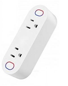 Vica js-b0010441 Smart Plug Doble - Wi-fi, Interior, Blanco, Ac 100-240 V