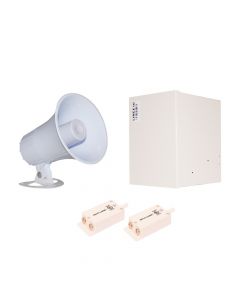 Paamon s15g2t Kit Anunciador Con 1x Sirena Pam-sre15w + Gabinete Lince10 2x Estrobo Ss-072q